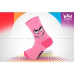Hoza Kojenecké ponožky oči H200 růžová – Zboží Mobilmania