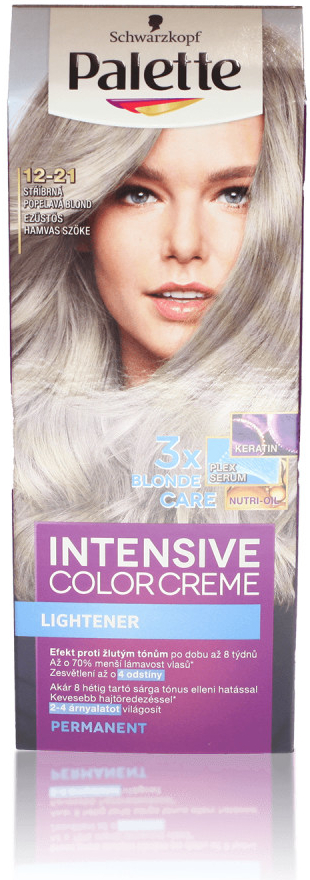 Schwarzkopf Palette Intensive Color Creme barva na vlasy Stříbrná Popelavá  Blond 12-21 od 62 Kč - Heureka.cz