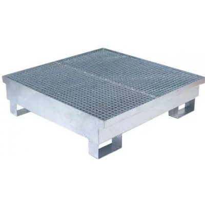 HAPPY END Záchytná vana pro 4 sudy, zinkovaná, s roštem - PLN 2400 – Sleviste.cz