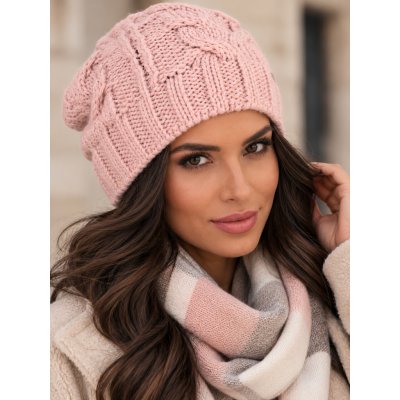 Fashionweek dámská čepice beanie šmoulinka ZIZI-A4 Růžová – Hledejceny.cz