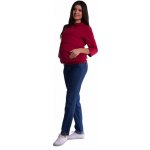 Be MaaMaa těhotenské kalhoty světlý jeans