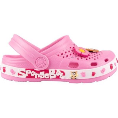 Coqui LINDO SPONGEBOB dětské clogsy růžová – Hledejceny.cz