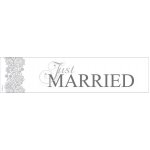 PartyDeco PartyDeco Svatební SPZ - Just Married – Zboží Dáma