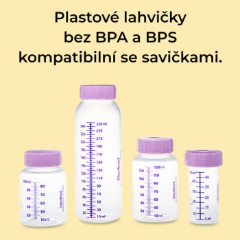Sterifeed plastová kojenecká láhev transparentní 130 ml