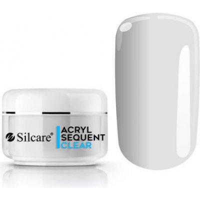 Silcare Akrylový prášek Sequent Acryl Clear 12 g