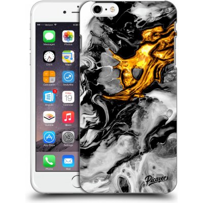 Pouzdro Picasee silikonové Apple iPhone 6 Plus/6S Plus - Black Gold 2 čiré