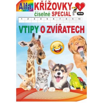 Křížovky číselné speciál 3/2023 - Vtipy o zvířatech