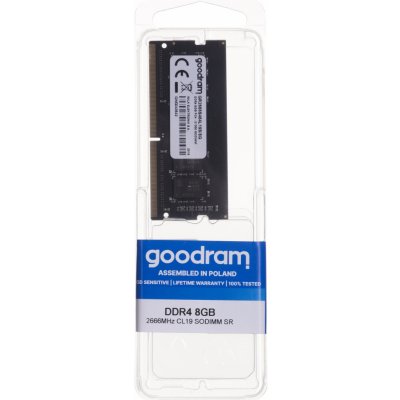 Goodram DDR4 8GB 2666MHz CL19 GR2666D464L19S/8G – Hledejceny.cz