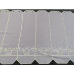 Vitrážková záclona vyšívaná 267879 60 cm – Hledejceny.cz