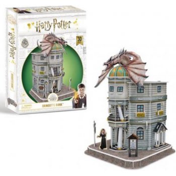 CubicFun 3D puzzle Harry Potter Šikmá ulička Gringotts Banka 95 ks