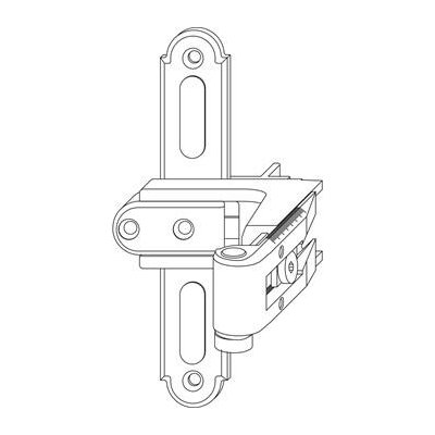 MACO RUSTICO křížový závěs BLR zalomený nastavitelný vel. 1 černý 56966 – Zbozi.Blesk.cz