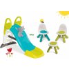 Dětské hřiště Smoby set Toboggan KS a piknikový stolek se dvěma židlemi KidChair Blue 310269-2