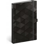Presco Group Notes Černý, linkovaný, 13 × 21 cm – Hledejceny.cz