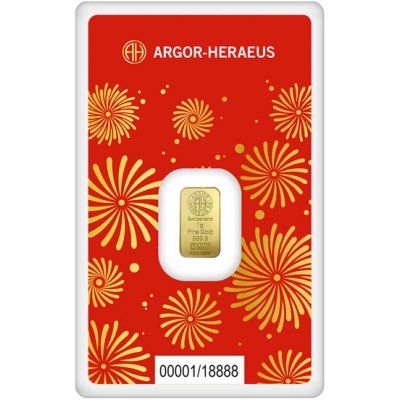 Argor-Heraeus Deutschland GmbH Zlatý slitek 1 g – Zboží Dáma