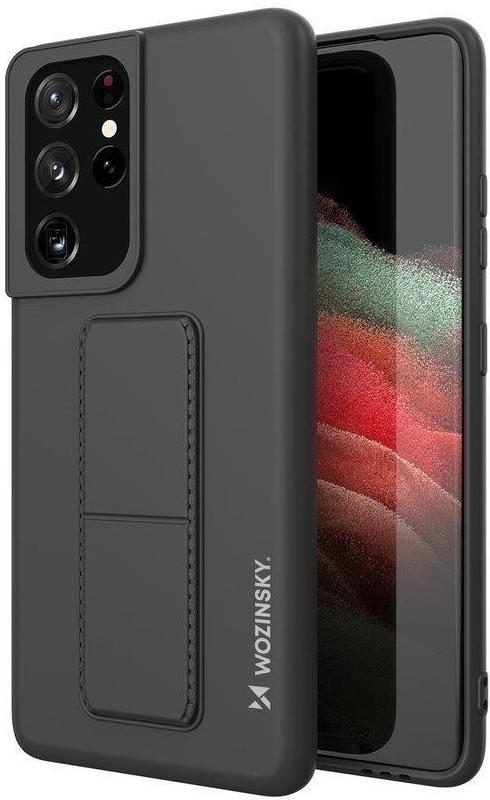 Pouzdro Wozinsky Kickstand Case Samsung Galaxy S21 Ultra 5G černé