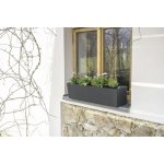 Flower Lover Truhlík s vložkou Supreme stone 75cm, antracit – Zboží Dáma