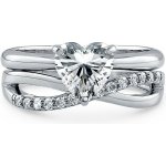 Olivie Stříbrný prsten pro zamilované 2176 – Zboží Dáma