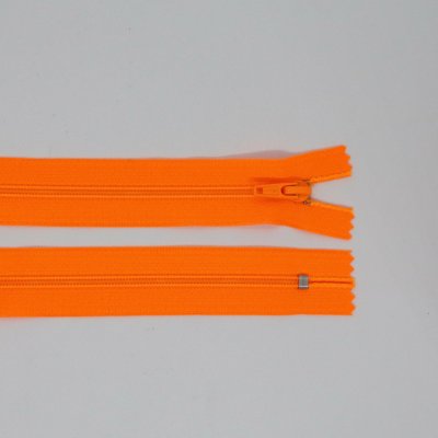 Spirálový zip výstražně oranžový - 18 cm – Hledejceny.cz