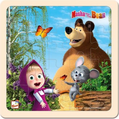 Bino Máša a medvěd s myškou 20 x 20 cm – Zboží Mobilmania