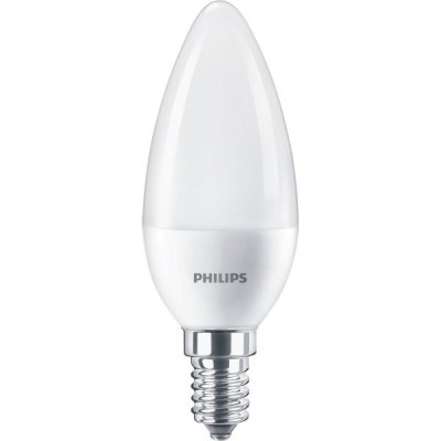 Philips LED svíčka E14 60W 6500K 7W – Sleviste.cz