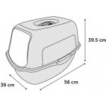 Flamingo toaleta Lexie L 39 x 56 x 39 cm – Zboží Dáma