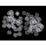 Plastové patentky / stiskací knoflíky transparentní Ø10 mm Varianta: transparent, Balení: 10 pár – Hledejceny.cz