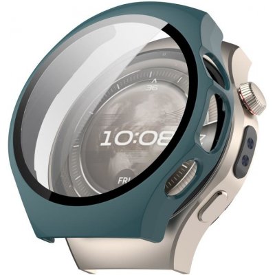 VSECHNONAMOBIL 111094 PC FULL COVER Plastový kryt se sklem pro Huawei Watch 5 42mm tmavě zelený – Zboží Živě