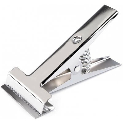 Klip kovový pružinový na látky 8 cm silný Varianta: nikl, Balení: 1 ks – Hledejceny.cz