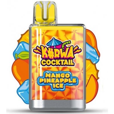 Kurwa Cocktail Mango Pineapple Ice 20 mg 700 potáhnutí 1 ks – Zboží Dáma