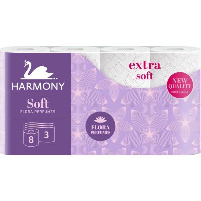 HARMONY Soft Flora Perfumes 3-vrstvy 8 ks – Zboží Mobilmania