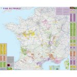 IGN Francie - nástěnná vinařská mapa 98 x 119 cm Varianta: bez rámu v tubusu, Provedení: laminovaná mapa v lištách – Zboží Mobilmania