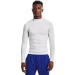 Under Armour funkční tričko HeatGear Mock 1369606 Skinny Fit bílá – Zboží Dáma