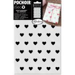 AladinE Plastová šablona Srdíčka 20 x 30 cm – HobbyKompas.cz