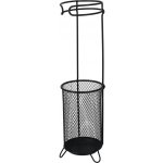 Home Styling Collection Kovový stojan na deštníky ZILO, Ø 18 cm, černý černá – Sleviste.cz