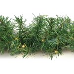 Solight LED vánoční girlanda s jehličím 5m 80x LED časovač 3xAA IP44 – Hledejceny.cz