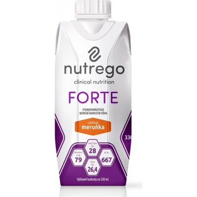 NUTREGO FORTE S PŘÍCHUTÍ MERUŇKA POR SOL 1X330ML – Hledejceny.cz