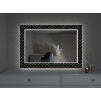 Artalo LED zrcadlo s dekorem D13 70 x 120 cm – Zboží Mobilmania