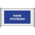 Jansen Display Standardní banner na plot 300 x 140 cm otevřeno čeština modré – Zbozi.Blesk.cz