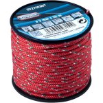 CONNEX PES pletené lano 16pramenné, 3 mm × 25 m, červ./zel./bílá – Zbozi.Blesk.cz