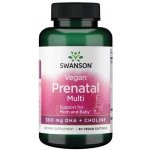 Swanson Vegan Prenatal Multi DHA + Choline 90 veganských softgel kapslí – Hledejceny.cz