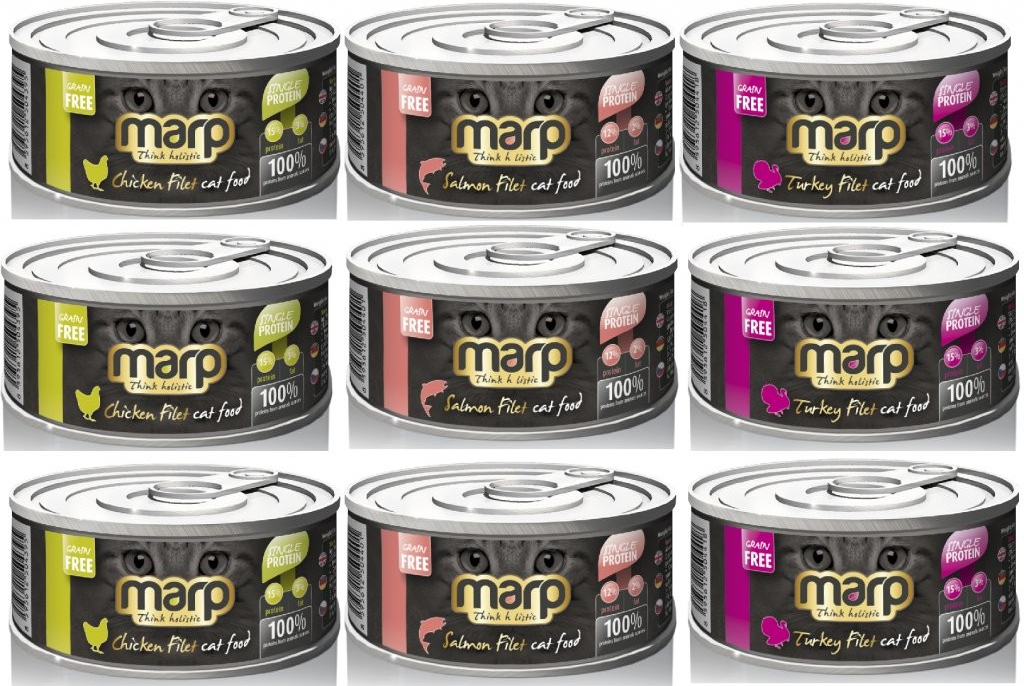 Marp Filet pro kočky MIX 9 x 70 g