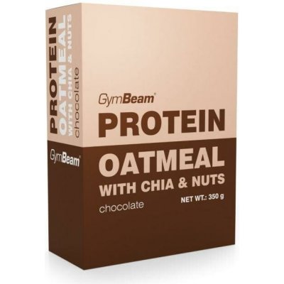 GymBeam Proteinová ovesná kaše s chia a ořechy 350 g – Hledejceny.cz