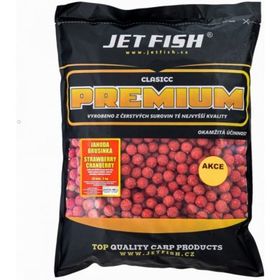 Jet Fish Boilies Premium clasicc 5 kg 20 mm Jahoda / Brusinka – Sleviste.cz