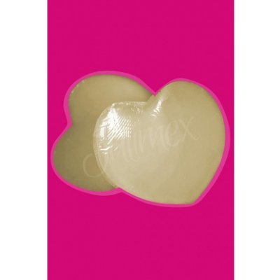 Silikonová lepítka na bradavky PS-05 make-up, srdíčka – Zboží Dáma
