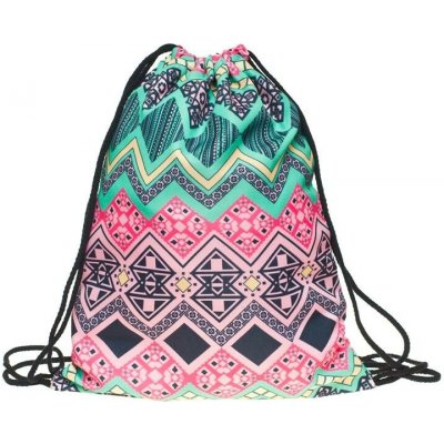 Blingstar Vak na záda AZTEC Green-Pink mandala 1647 – Hledejceny.cz