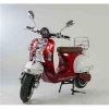 Elektrická motorka ViaGo Bologna Classic, červeno-bílá, 4000W, 85Km/h, 100Km dojezd