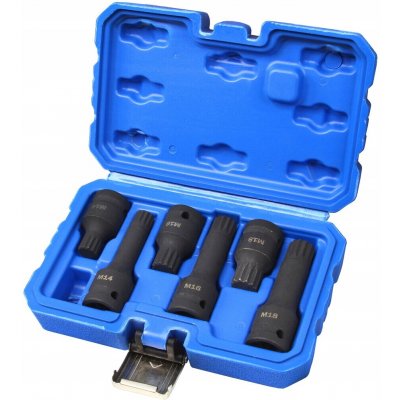 Hlavice rázové zástrčné 1/2" XZN(spline) M14, M16, M18, sada 6ks MAR-POL, , , – Hledejceny.cz