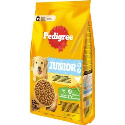 Pedigree Junior kuřecí 12 kg – Hledejceny.cz