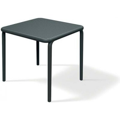 FERNE Stůl zahradní BRENE 795x795x755mm - uhelná – Sleviste.cz