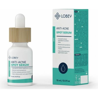 LOBEY Lokální sérum na akné s okamžitým účinkem 15 ml – Hledejceny.cz
